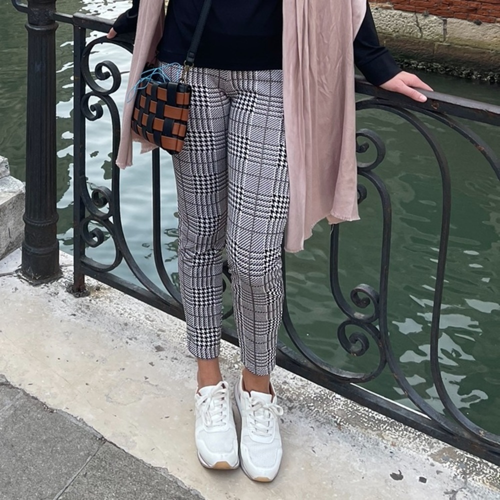 Plaid Crop Leggings
